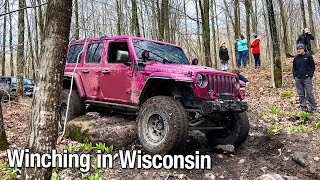 Winching in Wisconsin  We didn't think it would be this difficult!