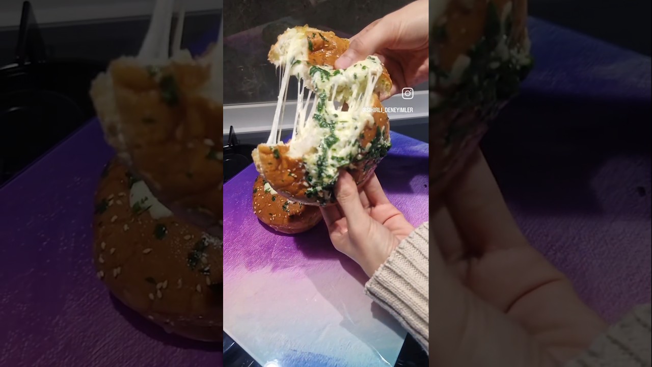 HAMBURGER EKMEĞİYLE SARIMSAKLI EKMEK🫶🏻 #food #sunum #yemektarifleri #recipe #pratiktarifler HAMBURGER EKMEĞİYLE SARIMSAKLI EKMEK🫶🏻 #food #sunum #yemektarifleri #recipe #pratiktarifler