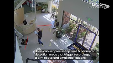 Line Cross Detection LCD & Perimeter Intrusion Detection PND Functions   CCTV Camera Tech by Bolide