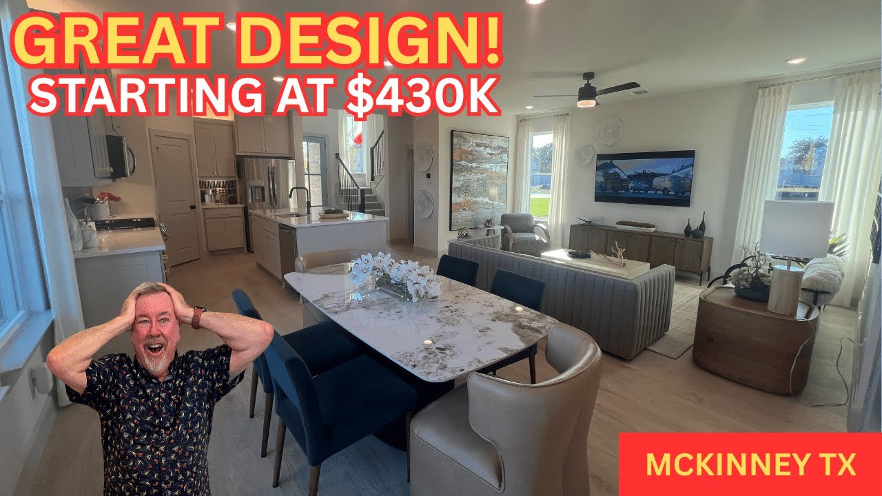 $430K NEW Home Tour in McKinney TX! | Normandy Bella 2 Model at Painted ...