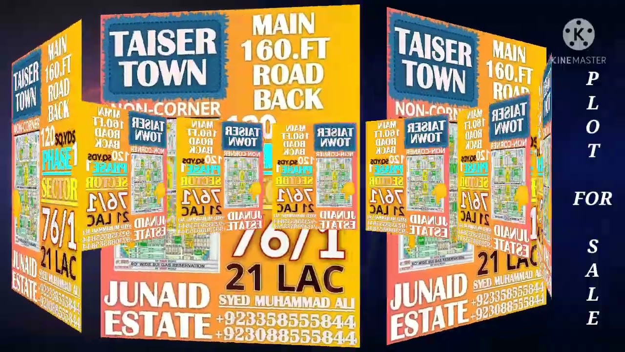TAISER TOWN PHASE-1 BEST LOCATION & BEST INVESTMENT PRICE PLOTS AVAILABLE FOR SALE 27th JANUARY 2022