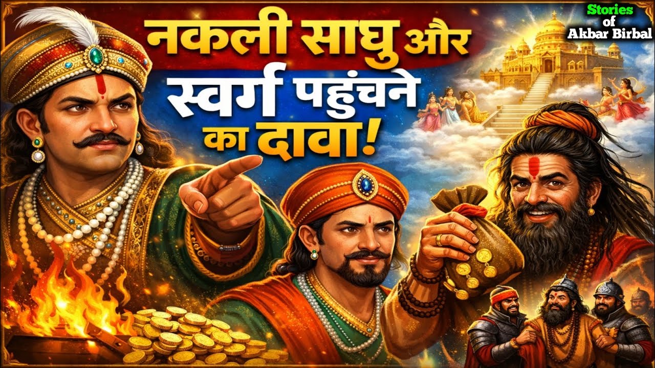 नकली साधु जो लोगों को स्वर्ग पहुंचना था, अकबर बीरबल कि कहानियां, Akbar Birbal ki Hindi kahaniyan 