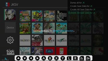 Delete All Save Data for a Single User - JKSV Switch Tutorial/Guide (WITH INPUT OVERLAY)