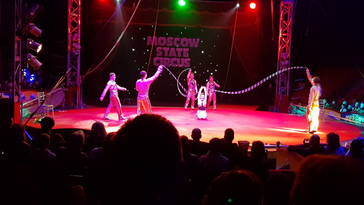 Skipping act on Moscow State circus Birmingham