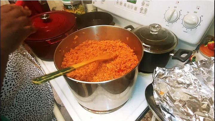 Cooking Some Sierra Leone Style Jollof Rice For My...