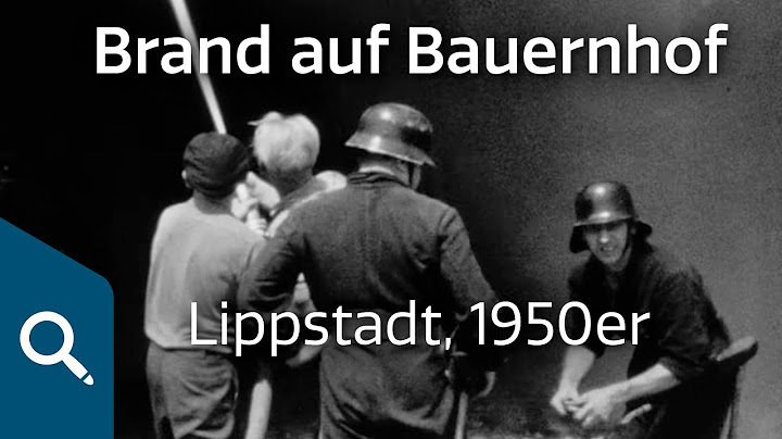 Brand auf Bauernhof | Lippstadt 1950er Jahre - Einblicke ins Filmarchiv
