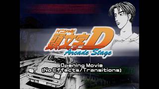 Initial D Arcade Stage (2002) Opening no effects/transitions [4K]