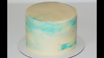 Cake decorating tutorial | How to make buttercream marble effect | Sugarella Sweets