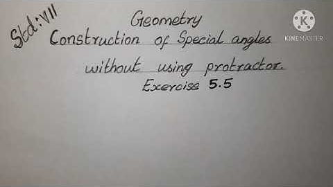 Std 7thMaths TN(Samacheer)Term1 Chapter5 - Geometry- Exercise5.5