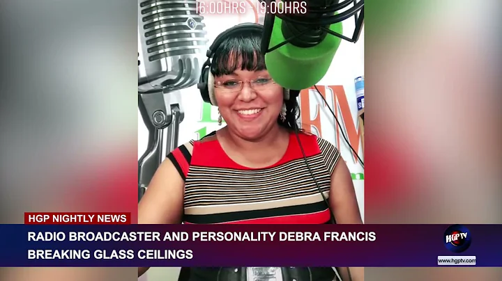 BROADCASTER AND RADIO PERSONALITY DEBRA FRANCIS BR...