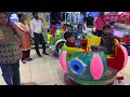 Tarun & Tarang playing games at Me’aisem City Centre Dubai