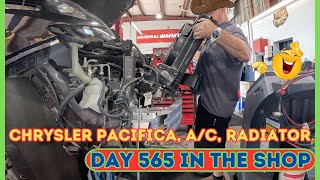 2017 Chrysler Pacifica, Dealer recommended an AC Condenser, but the radiator is leaking?