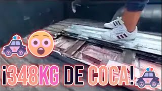 🚓 OPERATIVO ANTIDROGAS: 🔥¡348 KG de COCAÍNA asegurados! 🚓 Desmantelando NARCOTRÁFICO