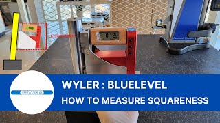How to measure squareness with electronic level (Taechang Trading Corp, WYLER BlueLEVEL)