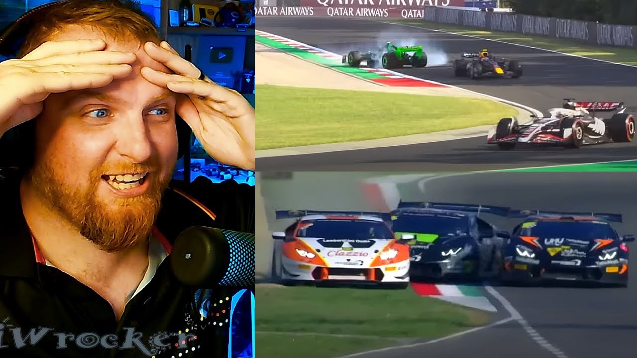 NASCAR Fan Reacts to Crazy Motorsport Near Misses that get increasingly more scary