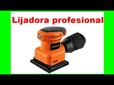 Lijadora orbital 1/4 hoja 200 W, profesional, Truper, Lijadoras Orbitales,  16682