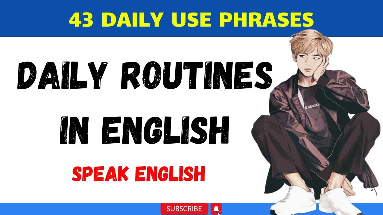Daily Routines in English - English Vocabulary for Beginners - YouTube