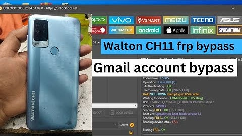 Walton CH 11 frp bypass unlock tool / walton ch 11 gmail account bypass / Walton Ch 11