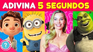 ⏰🍿 ADIVINA la PELÍCULA en 5 SEGUNDOS 🎬 ¿Cuánto sabes de películas animadas?