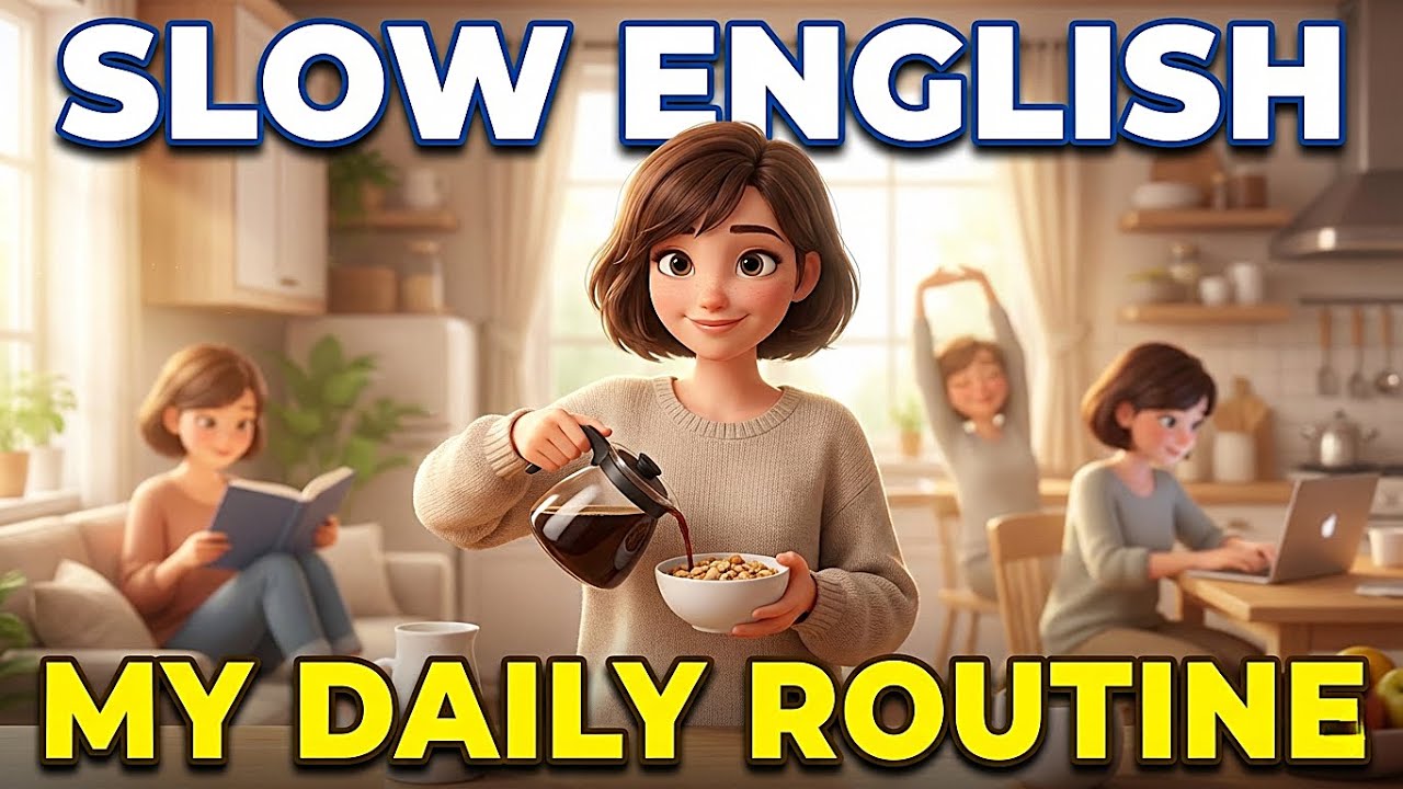 Daily Routine Vocabulary in a British Accent | English for Beginners | 🎧British Accent Podcast