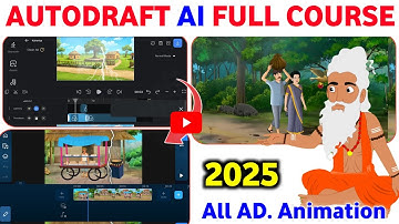 Cartoon Video Kaise Banaye | Mobile Se Cartoon Video Kaise Banaye  | Autodraft AI Complete Course 