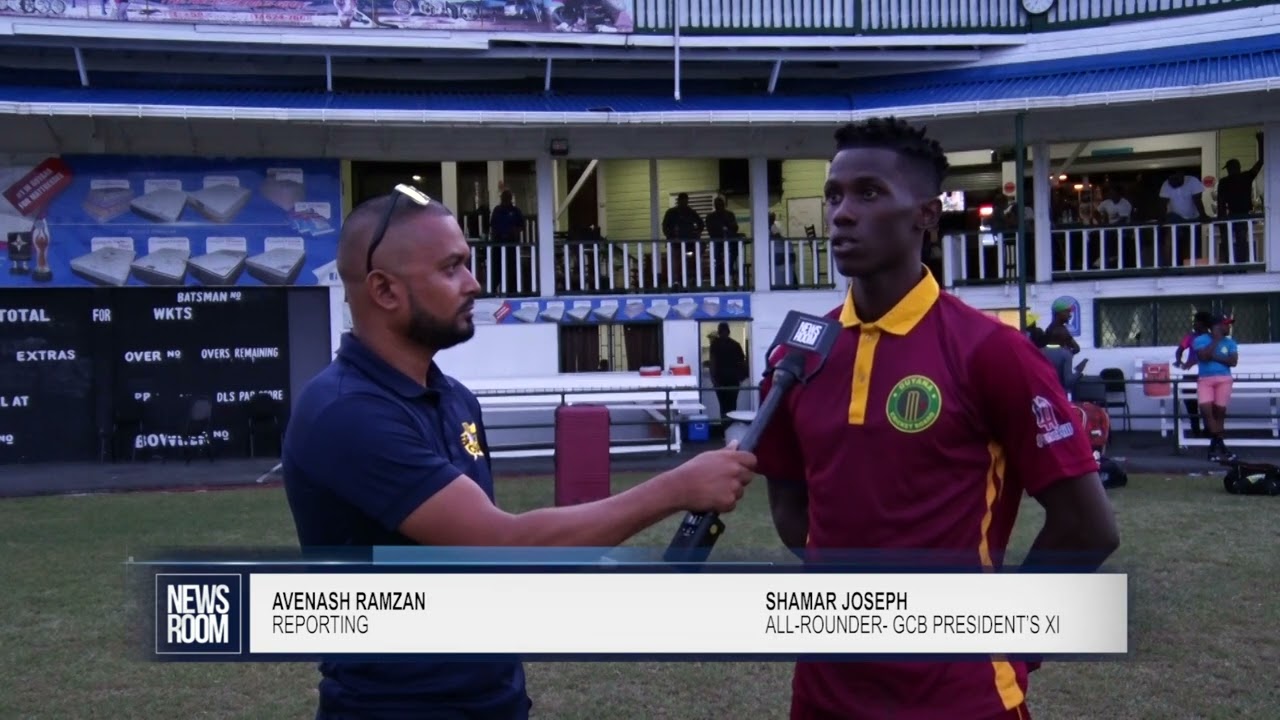 ‘HAPPY FOR THE OPPORTUNITY TO PLAY INTER COUNTY CRICKET’  DEBUTANT SHAMAR JOSEPH