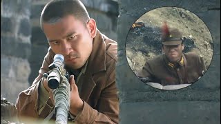 AntiJapanese Sniper Film!Sharpshooter takes out Japanese Colonel from 1000m with precise headshots!