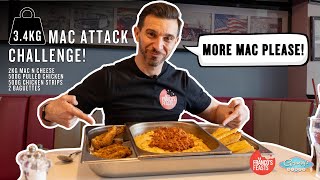 FIRST to Tackle the 3.4KG MAC ATTACK CHALLENGE | Ultimate Mac & Cheese Food Challenge