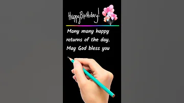 Heart touching birthday wishes message #shorts #happybirthday #birthdaywishes