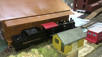 Model Railroad Adventures with Bill E29 - Model Railroading 4x16 HO Scale Layout Track Cam Video