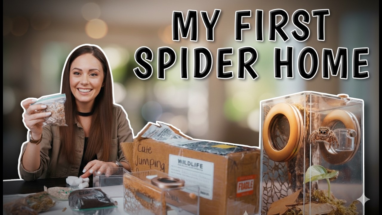 Unboxing My Jumping Spider’s New Home 🕷️