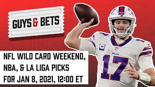With wild card weekend coming up, we’ve got a jam-packed show picks
from the nfl playoffs, nba and more!
https://www.oddsshark.com/guys-and-betsjoe osbo...