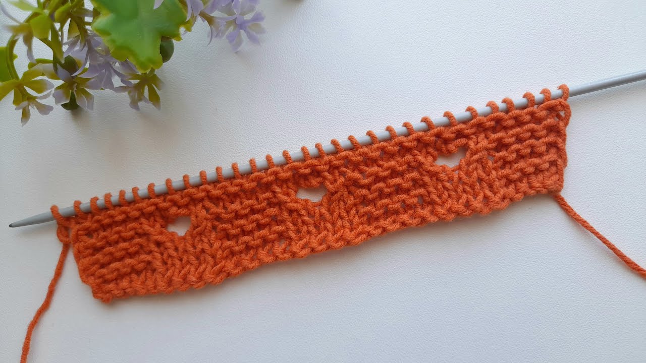 WUNDERBAR🔥 Strick-STICH-Muster! Noch nie gesehen!