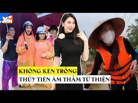 Video Không kèn trống, Thủy Tiên âm thầm ra miền Trung làm... - youtube