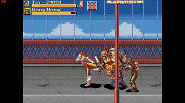 Final Rage Chaos (OpenBOR) Tia Langray (resized sprites by Zak Forradio), fixed hitboxes