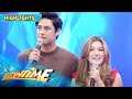 The its showtime family is thrilled by the visit of donny and belle  its showtime