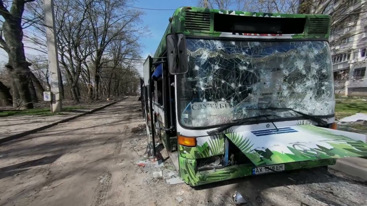 Ukraine - The Destruction of Kharkiv. War footage. Drone footage