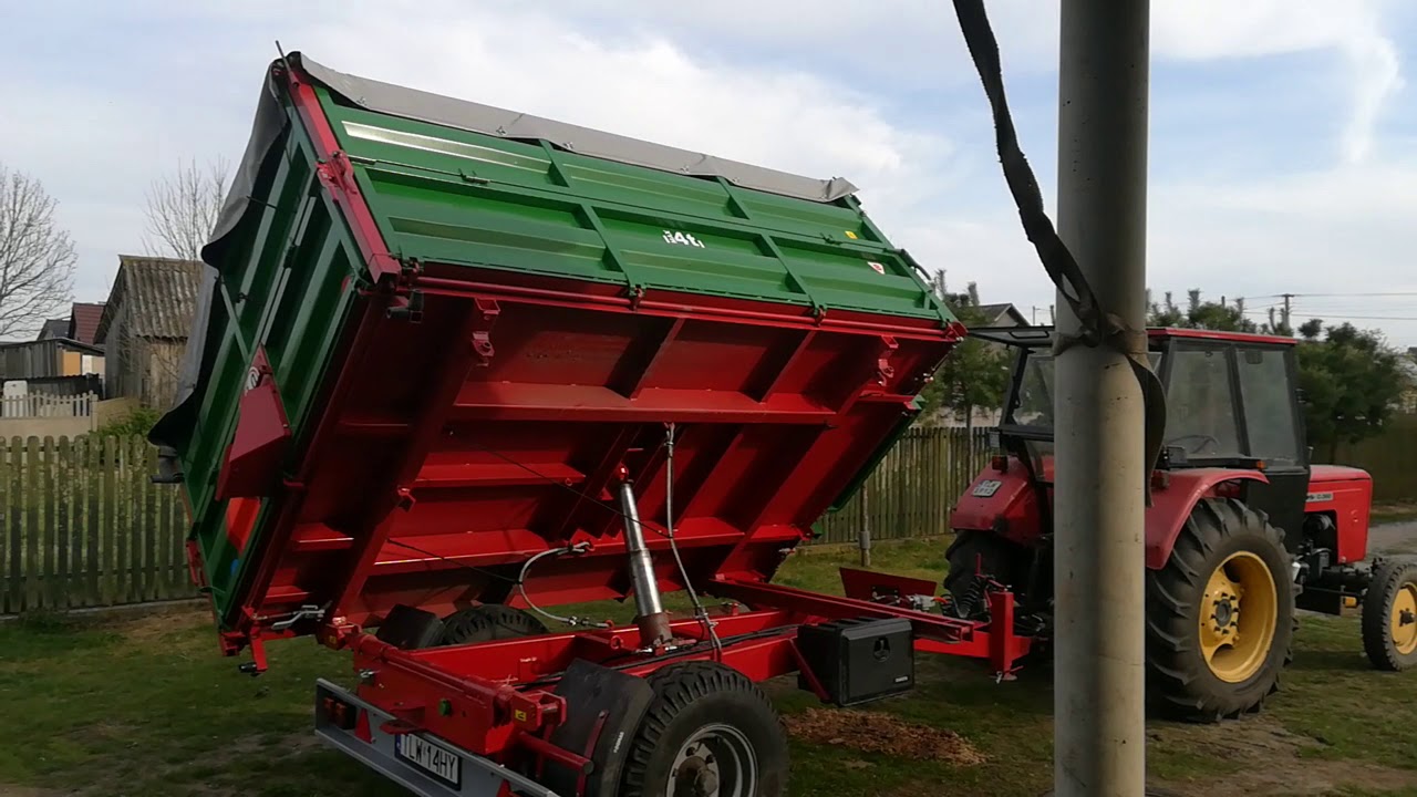 Przyczepa wywrotka ostatni raz na YT