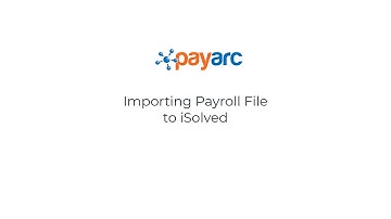 Polling/Pre-Payroll Part 4: Importing Payroll File to iSolved
