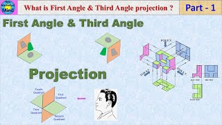 What is First Angle and Third Angle projection in engineering drawing Part-1 | New mechanical mind