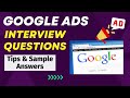 Google Ads Interview Questions and Answers - Google Adwords Interview Questions
