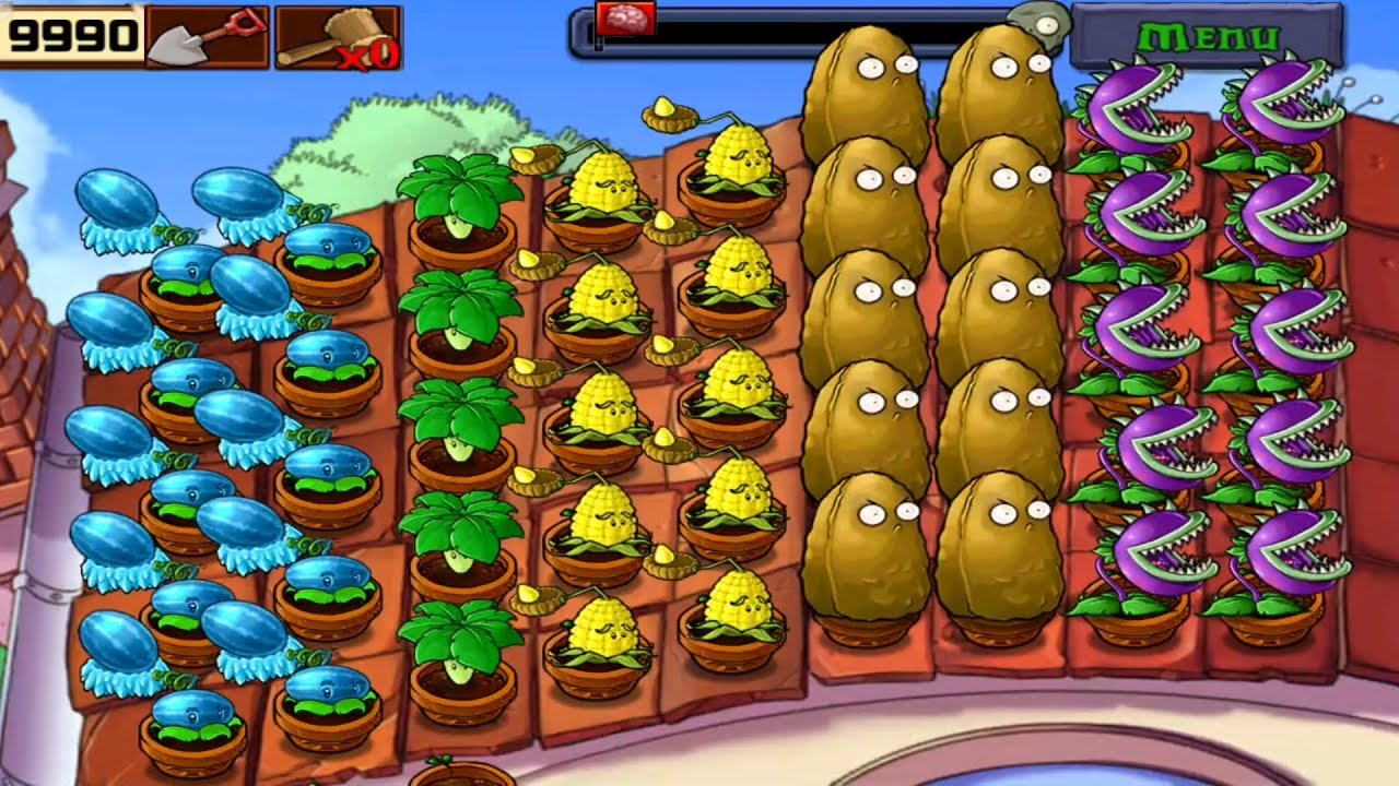 Plants vs Zombies: Last Stand Roof - Plants vs All Zombies Completed Gameplay Full HD 1080p 60fps