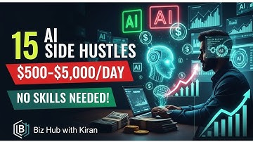 15 AI Side Hustles Making $500–$5,000/Day (No Skills Needed!)”