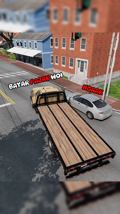 DIMANA BUMI DIPIJAK DISITU AKU DIPAJAK BAYAR PAJAK WOI🗿👍 #beamngdrive #truk #bus