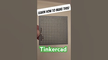Fast And Easy Way To Make 3D Printed Mesh In Tinkercad