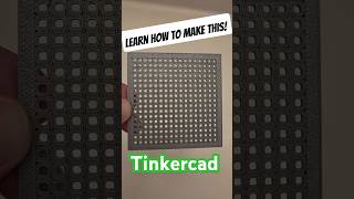 Fast And Easy Way To Make 3D Printed Mesh In Tinkercad