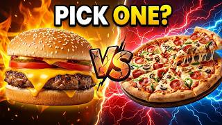 Choose ONE Food Forever 🍔 | Pick One Kick Two Challenge