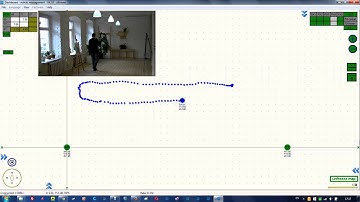 Precise (+-2cm) indoor "GPS" with two beacons only - "big O" pattern