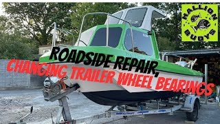 How to change wheel bearings on an Indespension trailer #roadside #repair #trailer #video #fishing