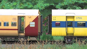 MEMU COACHES COUPLING ICF UTKRISHT | BUMPY RAILROAD | RAILWORKS 3 | INDIAN TRAIN SIMULATOR GAMEPLAY